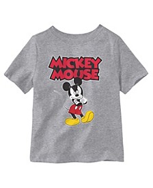 Toddler Boys Disney Mickey Mouse Short Sleeves Graphic T-shirt