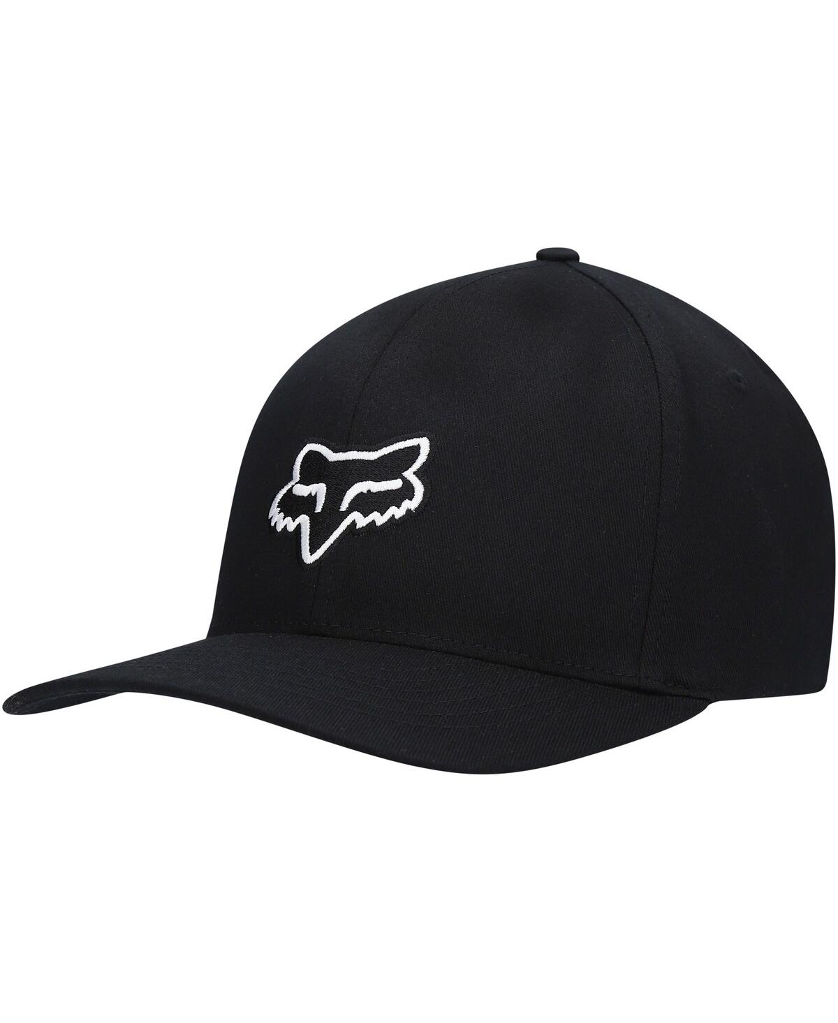 Fox Men's  Black Main Logo Legacy Flex Hat