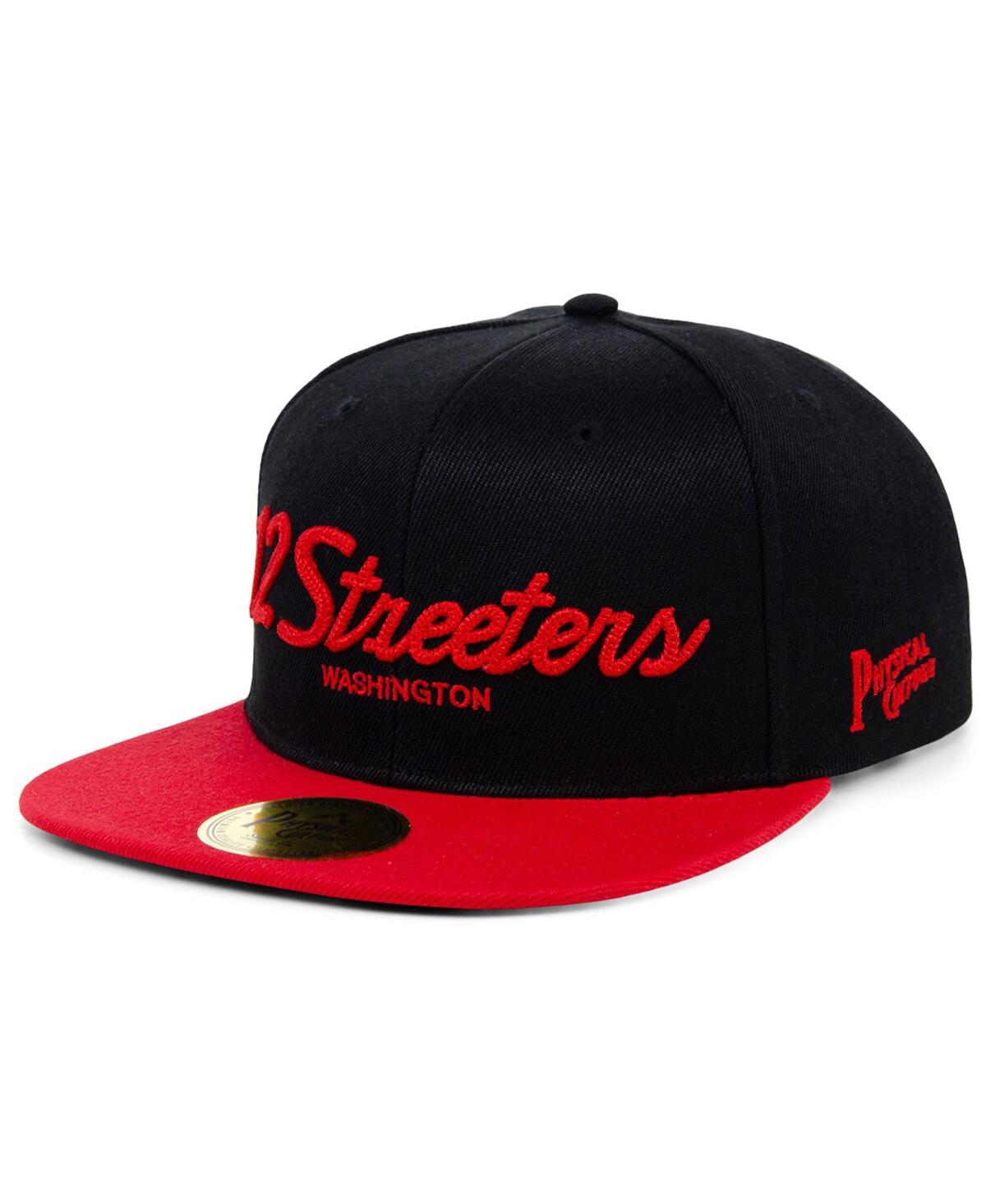 Physical Culture Men's  Black 12 Streeters Black Fives Snapback Adjustable Hat