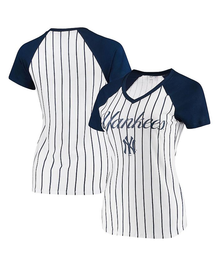 NEW YORK YANKEES MACY TEE - NAVY WOMENS