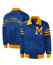 Pro Standard Men's Navy Milwaukee Brewers Varsity Logo Full-Zip Jacket -  Macy's