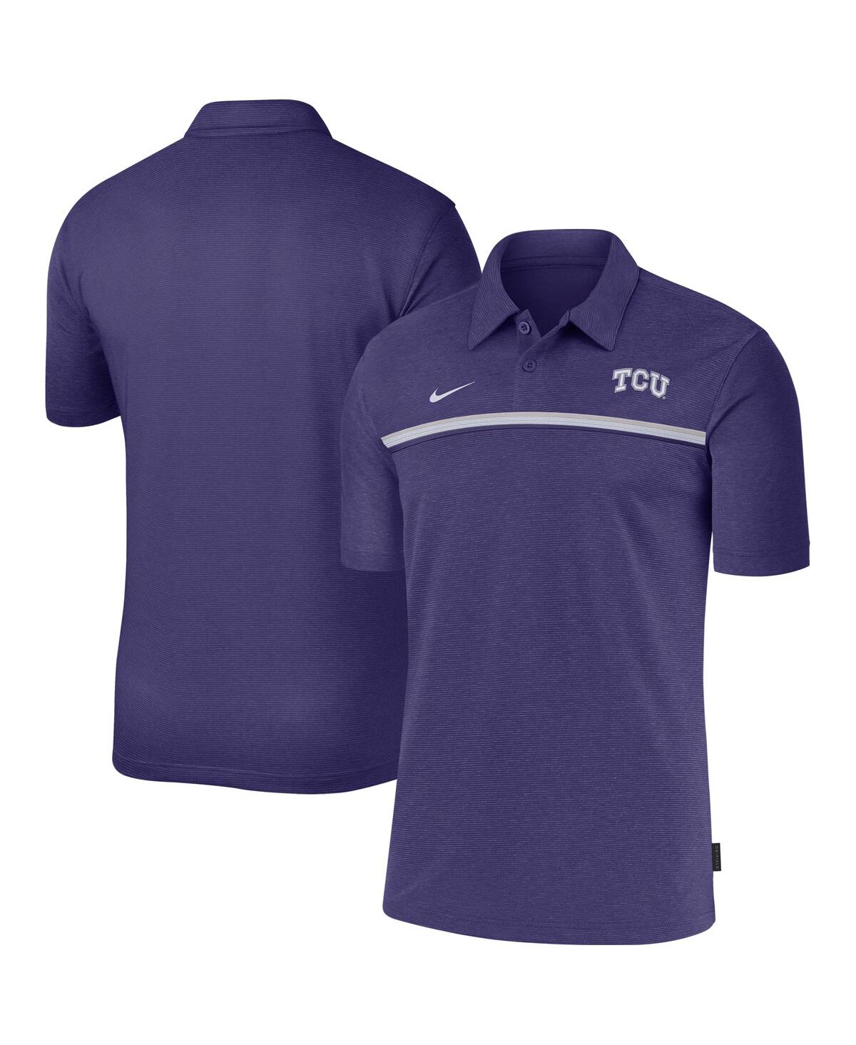 Men's Nike Purple Tcu Horned Frogs 2020 Early Season Coaches Performance Polo Shirt