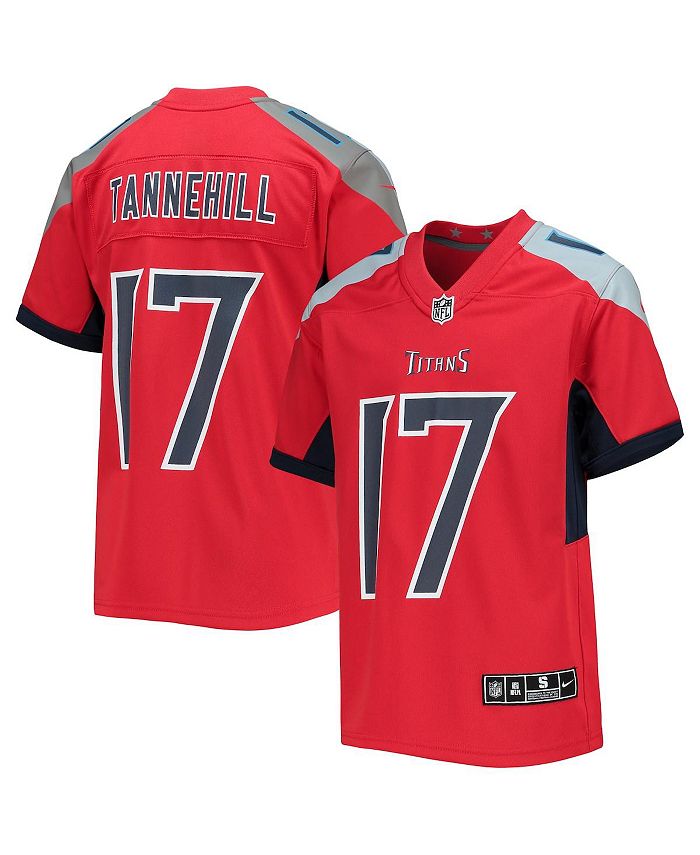 Nike Big Boys Ryan Tannehill Red Tennessee Titans Inverted Team Game Jersey  - Macy's