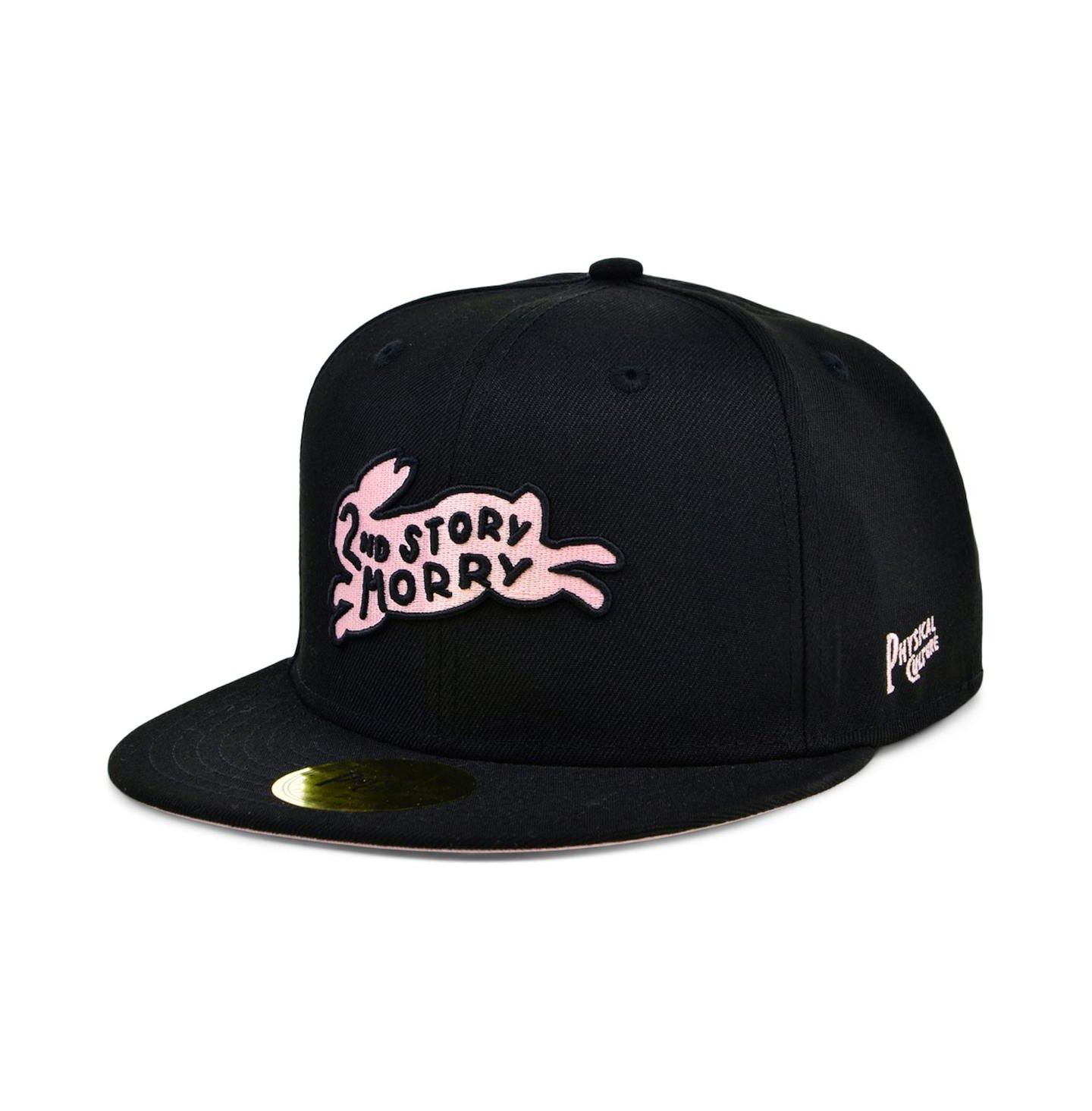 Мужская кепка Physical Culture Black Second Story Morrys Black Fives Fitted Hat — фото 1