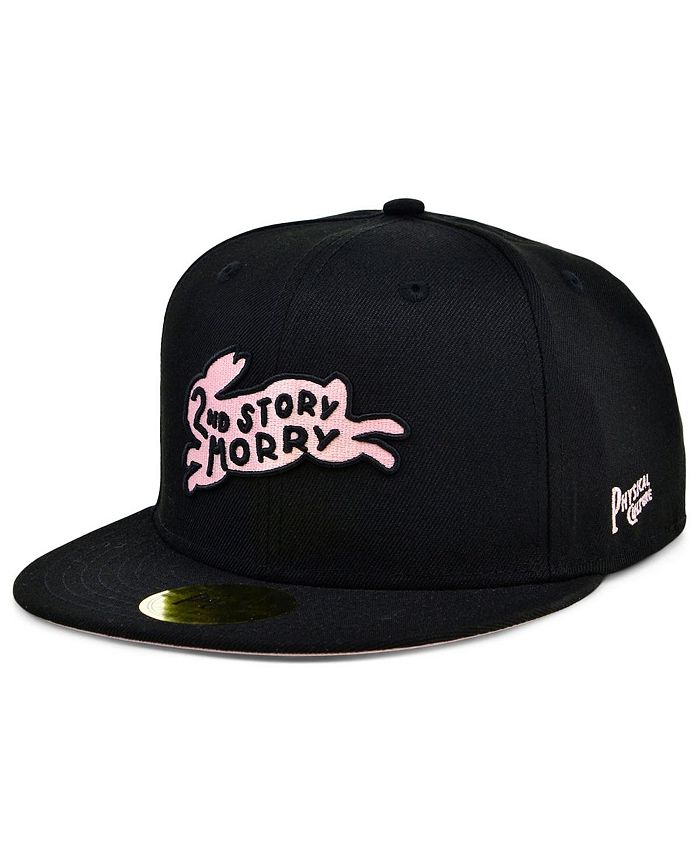Physical Culture Men's Black Second Story Morrys Black Fives Fitted Hat