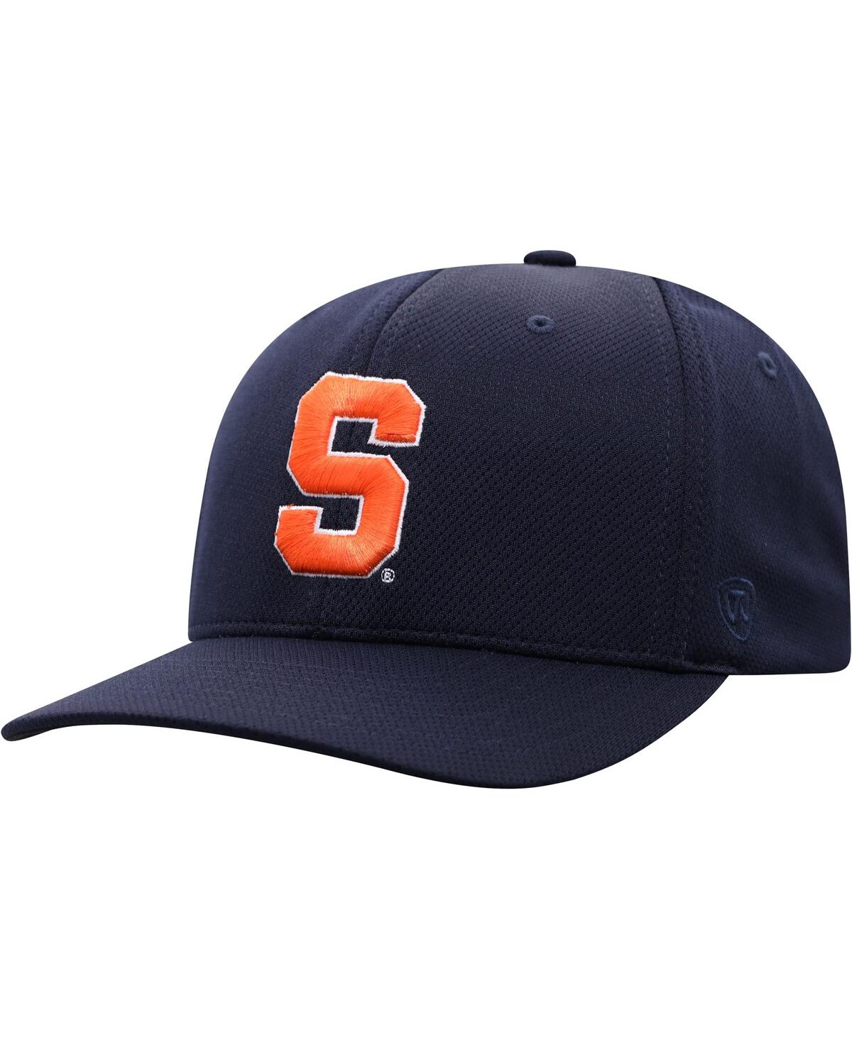 Shop Top Of The World Men's  Navy Syracuse Orange Reflex Logo Flex Hat