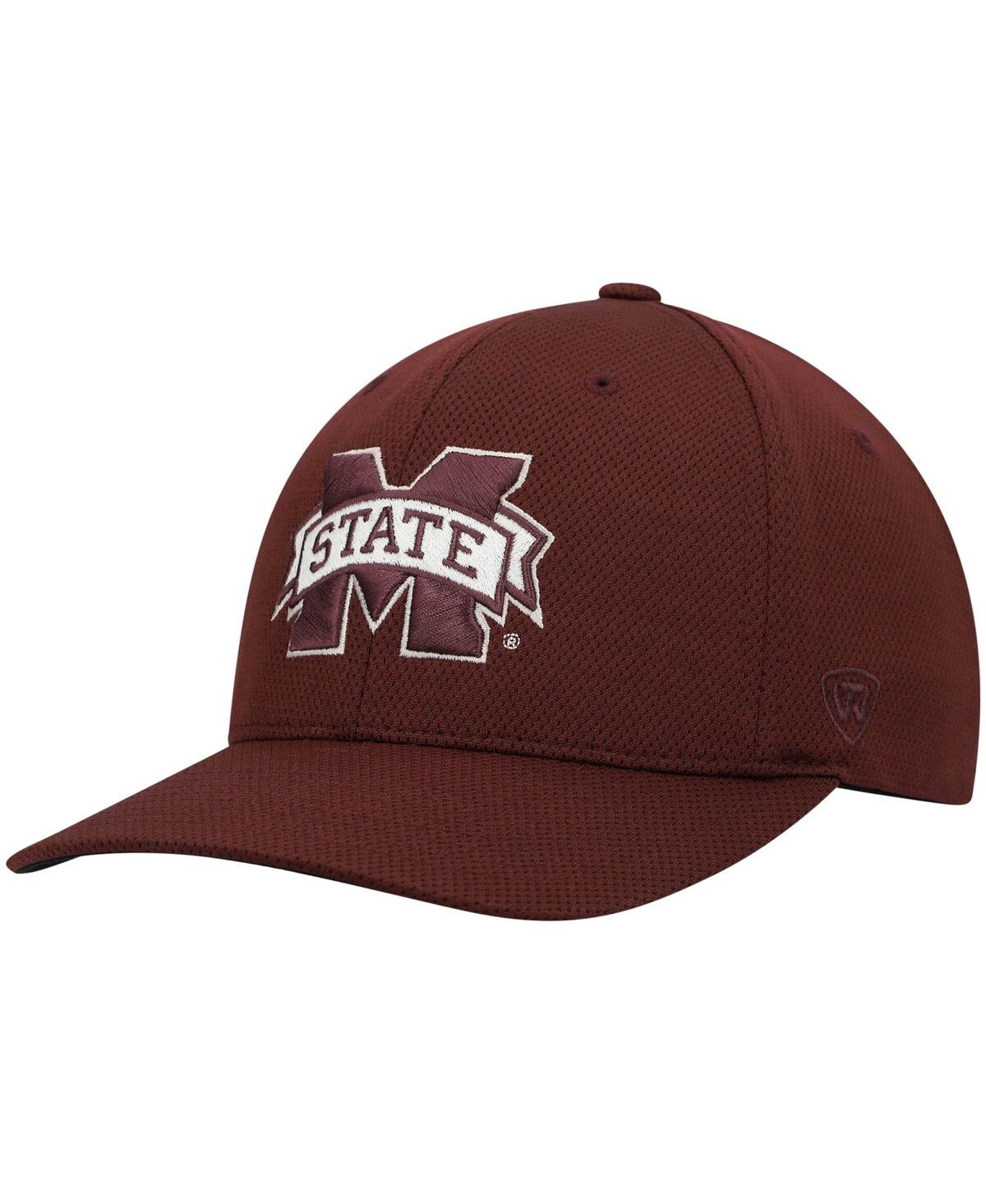 Men's Top of The WorldMississippi State Bulldogs Reflex Logo Flex Hat - Maroon