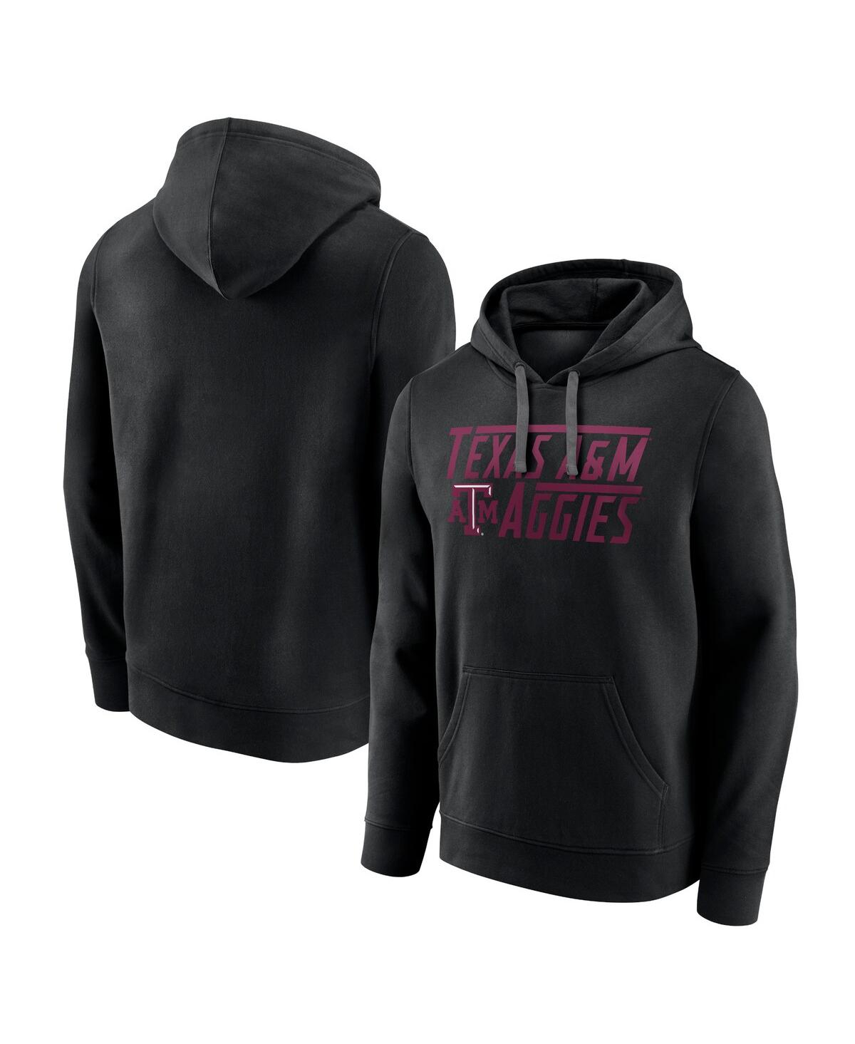 Men's FanaticsTexas A&M Aggies Favorite Longshot Pullover Hoodie - Black