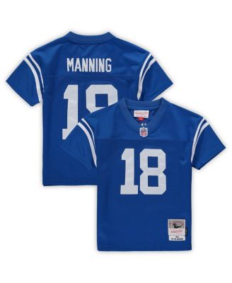 Preschool Boys and Girls Peyton Manning Royal Indianapolis Colts Retired Legacy Jersey