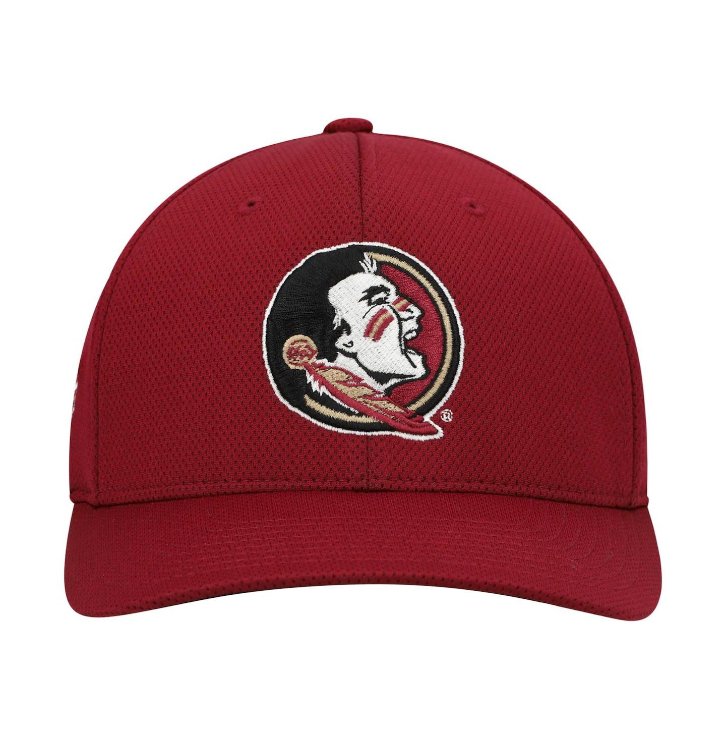 Мужская кепка Top of the World Garnet Florida State Seminoles Reflex Logo Flex Hat — фото 3
