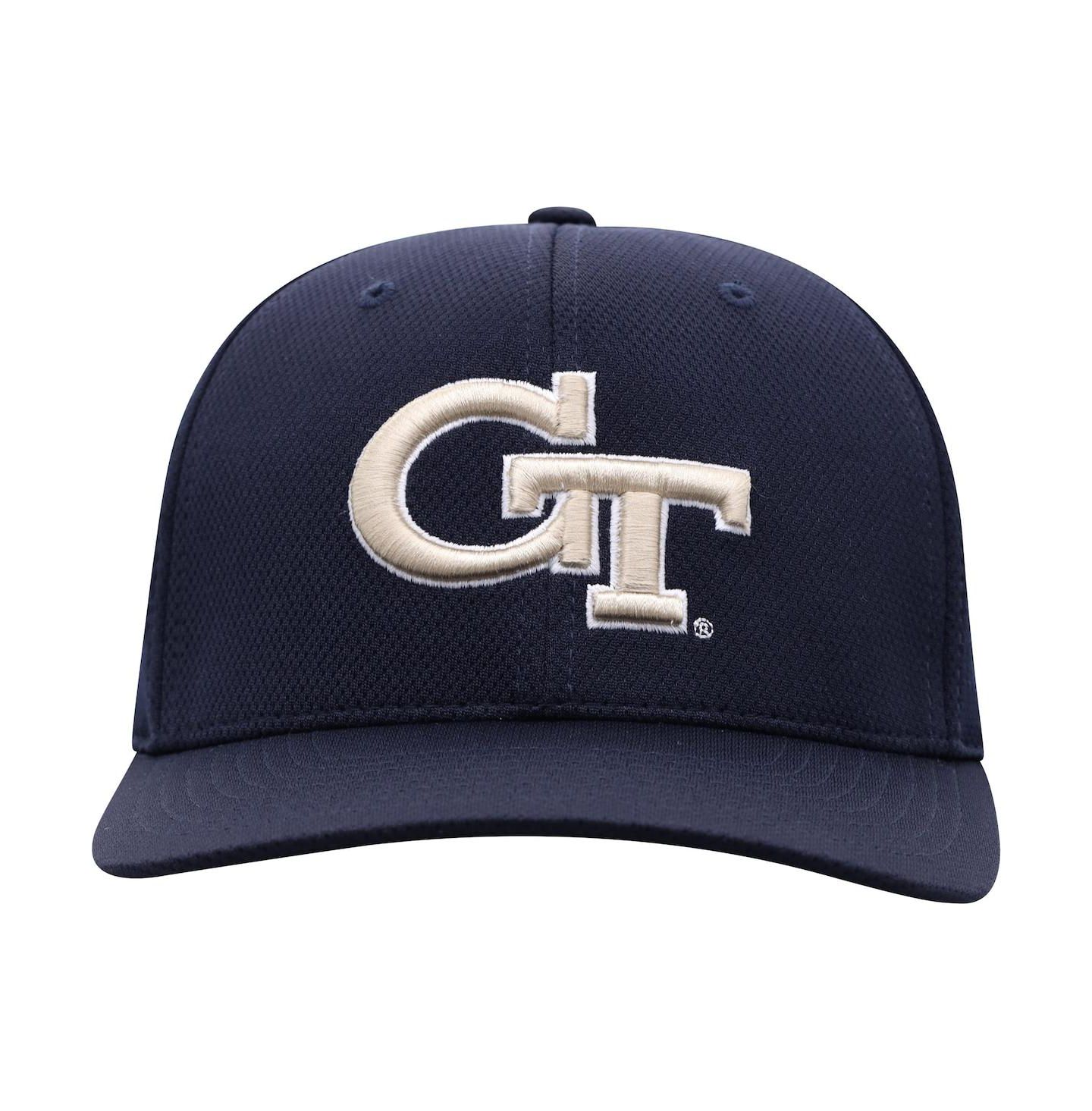 Мужские головные уборы Top of the World Navy Georgia Tech Yellow Jackets Reflex Logo Flex Hat — фото 3
