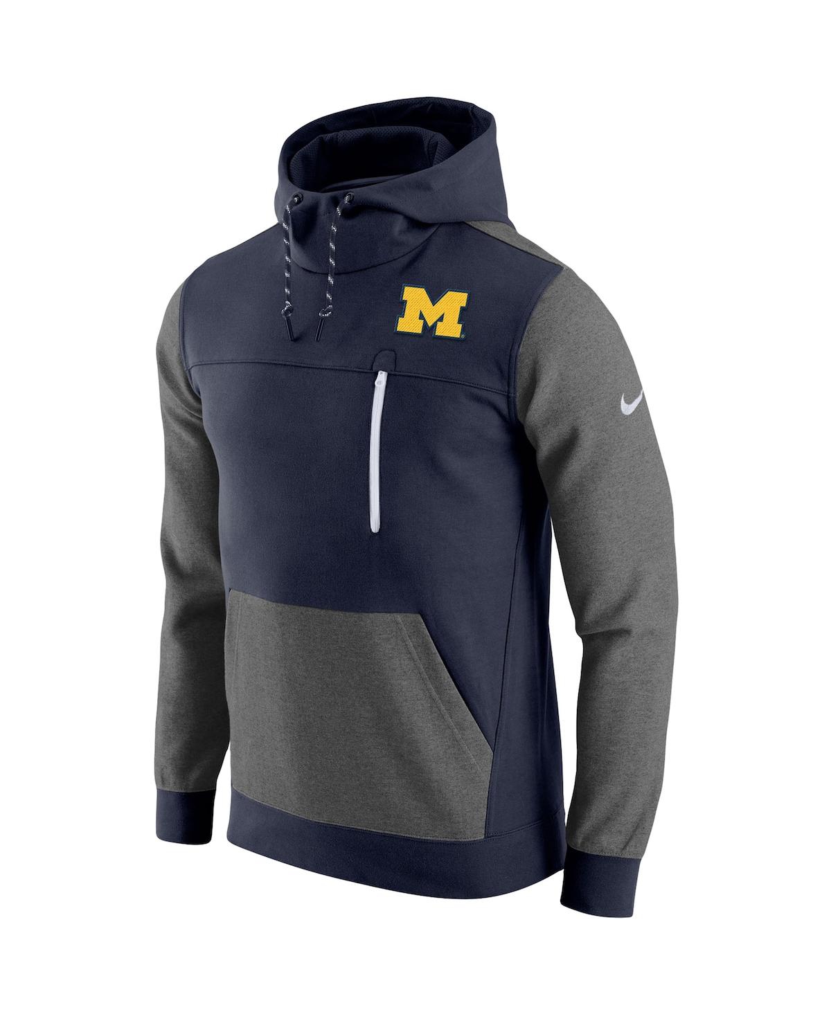 Men's NikeMichigan Wolverines Av-15 2.0 Pullover Hoodie - Navy