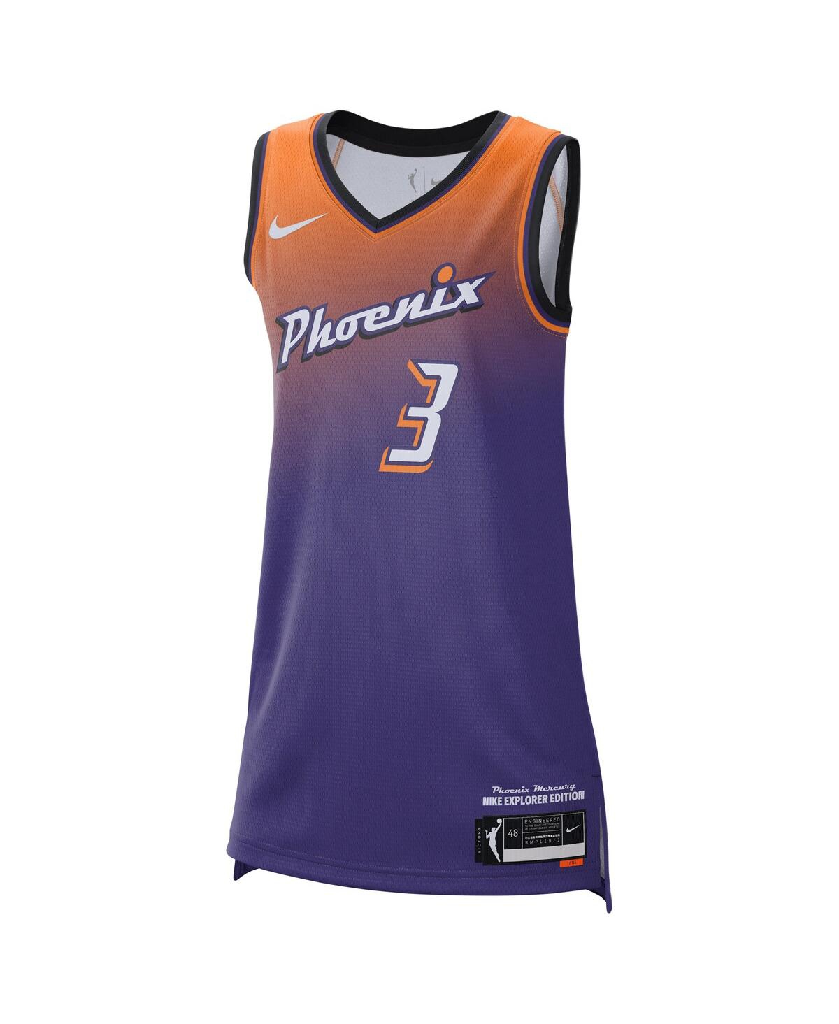 Men's and Women's Nike Diana TaurasiPhoenix Mercury 2021 Victory Player Jersey - Explorer Edition - Purple