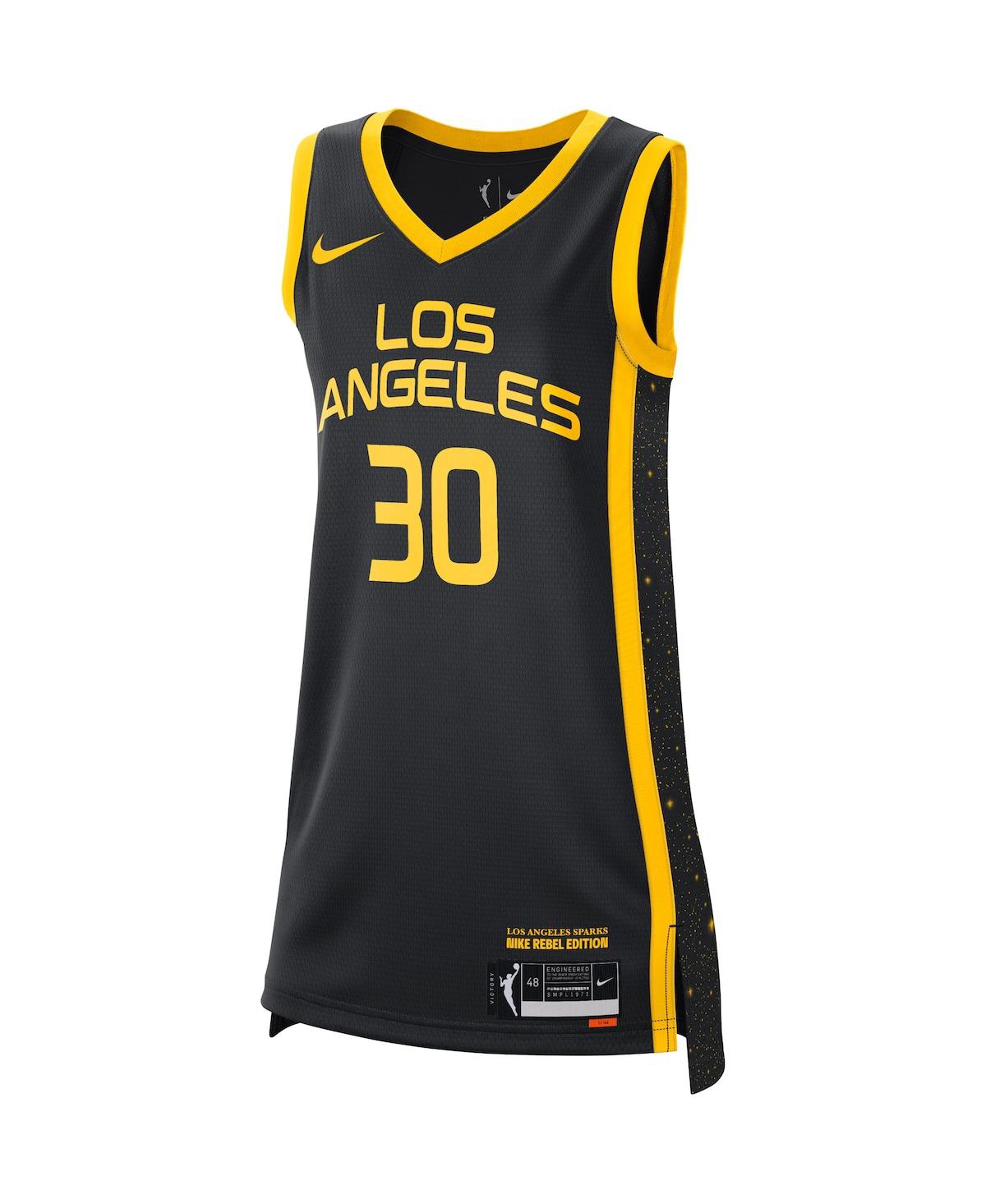 Women's Nike Nneka OgwumikeLos Angeles Sparks Victory Jersey - Rebel Edition - Black