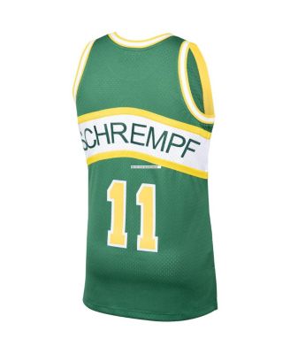 Men's Detlef Schrempf Green Seattle SuperSonics 1994-95 Hardwood Classics Swingman Player Jersey