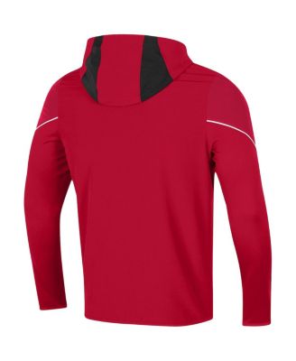 Men's Red Texas Tech Red Raiders 2021 Sideline Warm-Up Full-Zip Hoodie