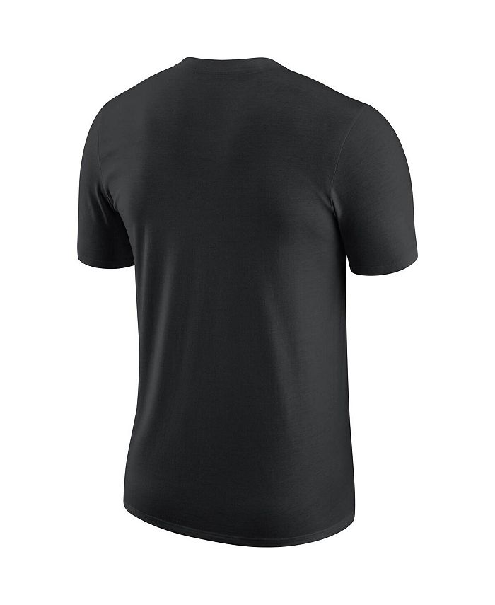 Nike Men's Black Toronto Raptors Courtside Chrome T-shirt - Macy's