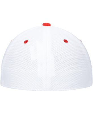 Men's White Louisville Cardinals On-Field Baseball Fitted Hat