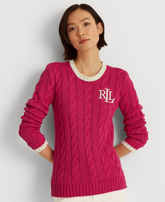 RC Monogram Cotton Sweatshirt