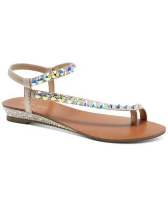 Thalia Sodi - Women's Izabel Embellished Wedge Sandals