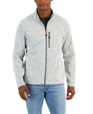 Club Room Men's Full-Zip Fleece Sweater, Created for Macy's - Macy's