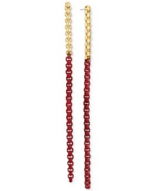 Color Box Chain Linear Drop Earrings, Created for Macy's