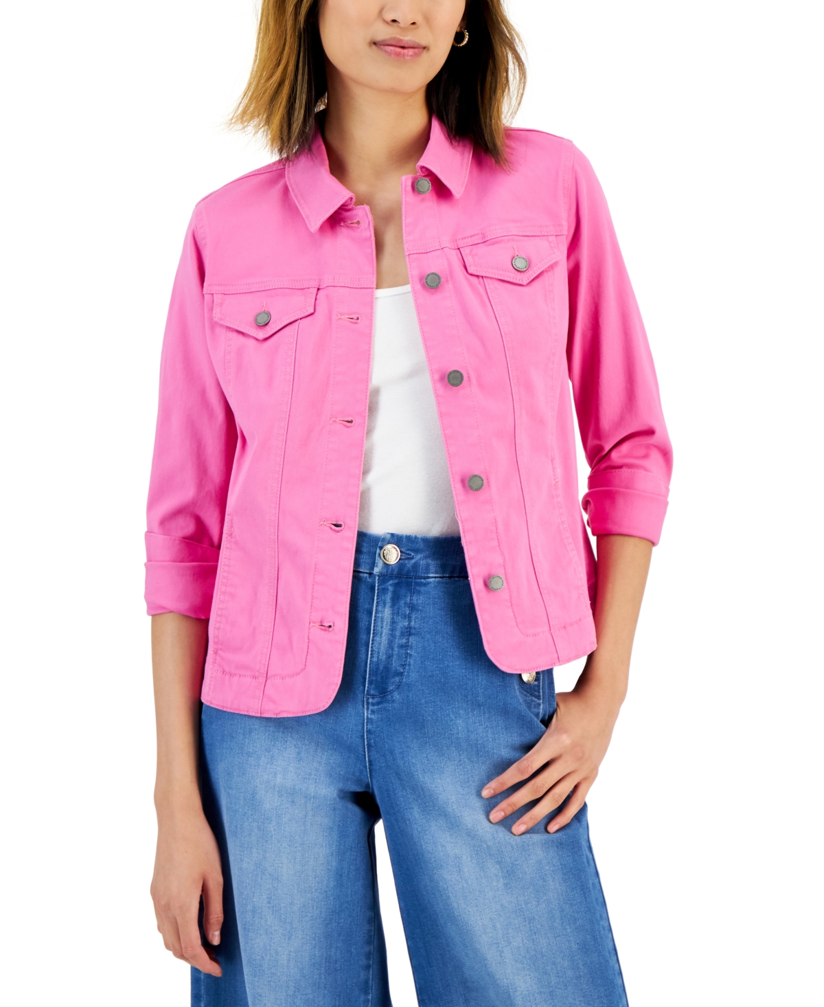 Macy's ladies discount denim jackets