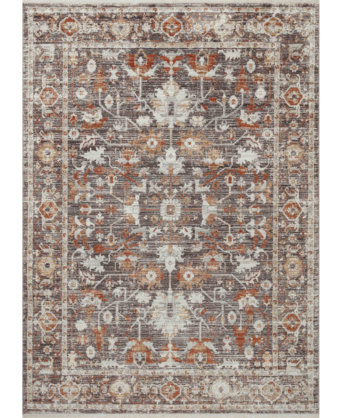 Loloi Bonney Bny-07 5'3" X 7'6" Area Rug In Charcoal