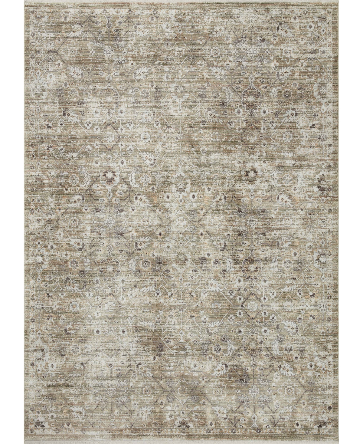 Loloi Bonney Bny-08 6'7" X 9'7" Area Rug In Moss,brown
