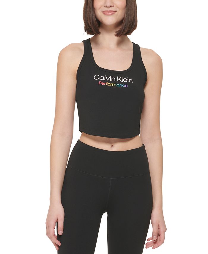 Calvin klein performance crop top 2025