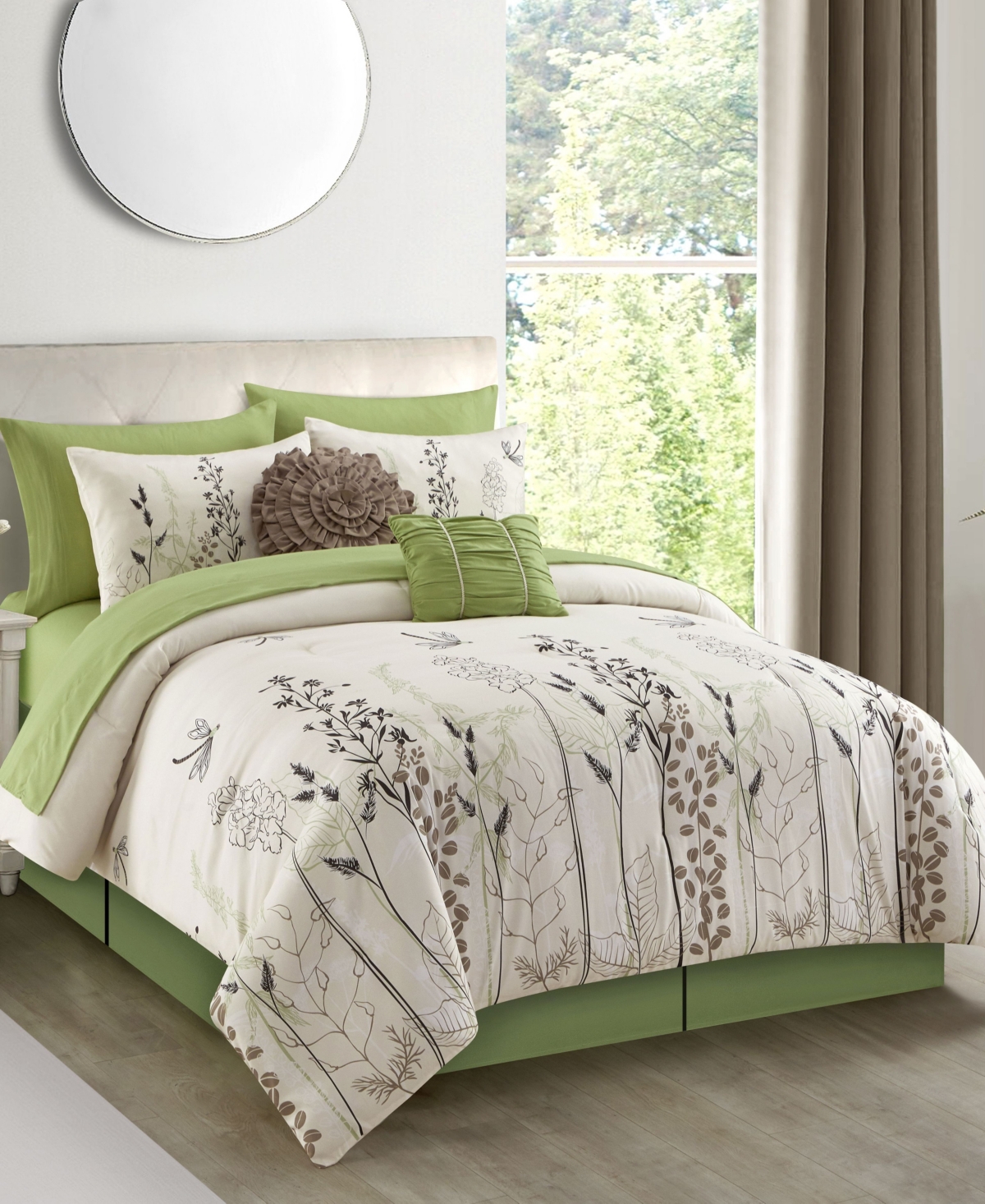 Stratford Park Lonny 10 Piece Comforter Set