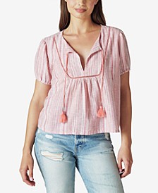 Women's Embroidered Peasant Blouse
