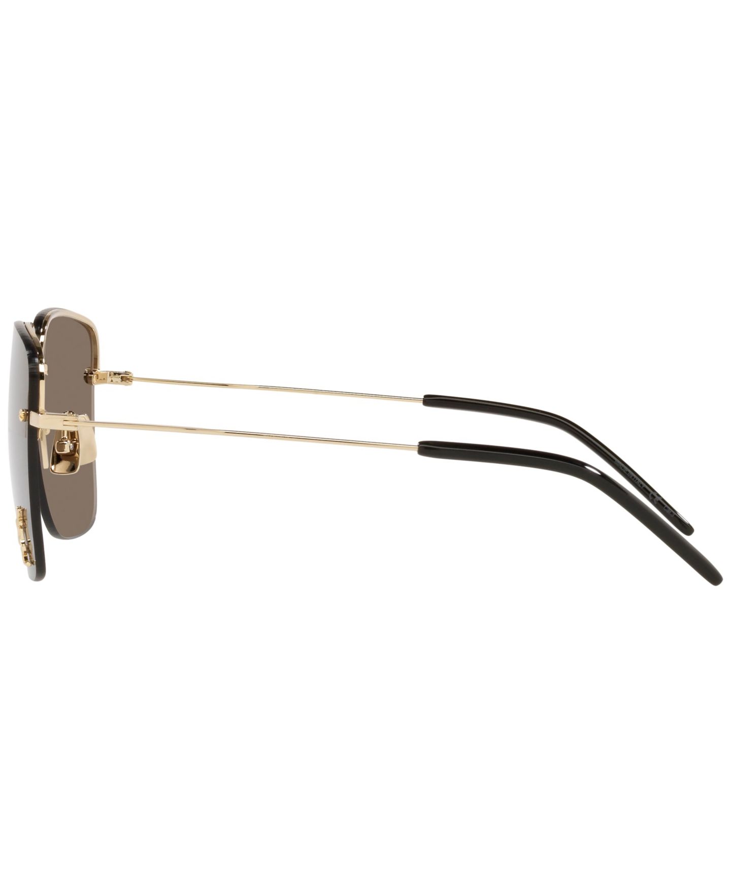 Женские солнцезащитные очки Saint Laurent Mirror Sunglasses, SL 312 M-006, цвет: Чёрный — фото 3