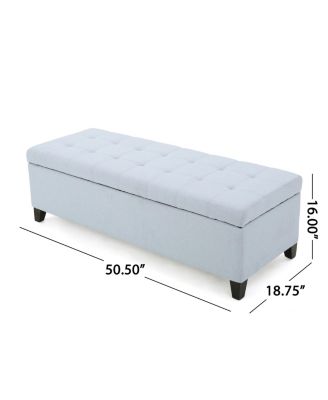 Mission Storage Ottoman