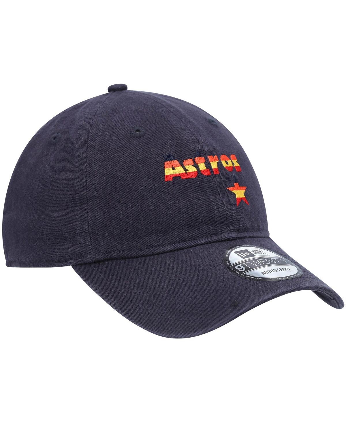 New Era Navy Houston Astros Fashion Core Classic 9twenty Adjustable Hat In Navy
