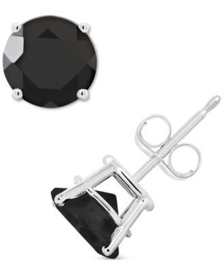 Labradorite Stud Earrings in 14k Gold (Also in Onyx)