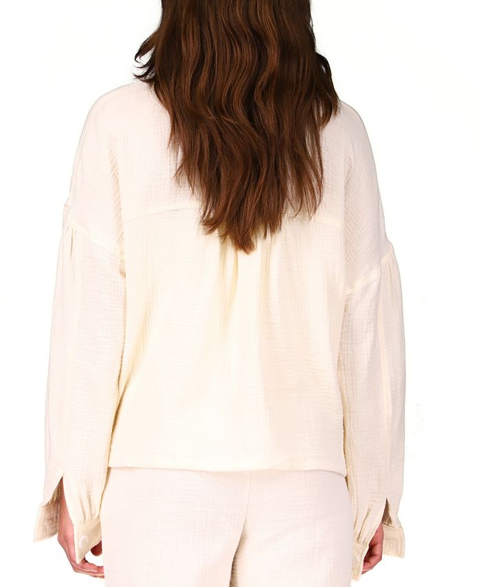 Sanctuary Women's Kiera Cotton Gauze Jacket Macy's