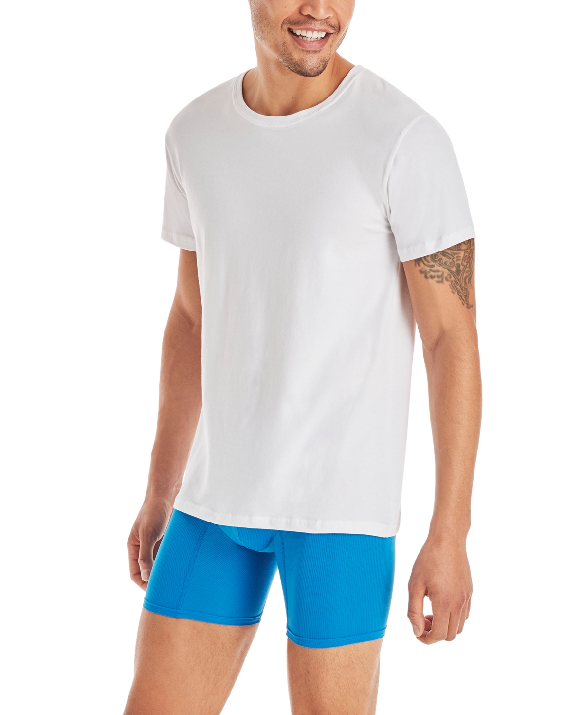 Shop Hanes Men's Ultimate 4-pk. Moisture-wicking Stretch T-shirts In Assorted