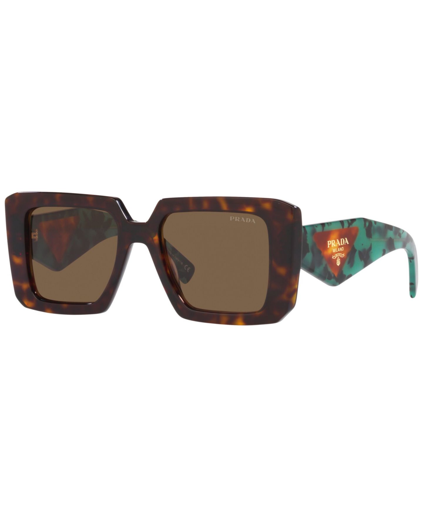 Женские солнцезащитные очки PRADA Symbole Square Sunglasses, PR 23YS, цвет: Acetate — фото 1