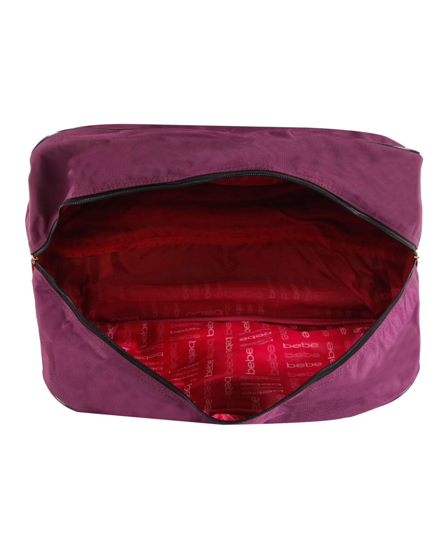Сумка Bebe Giselle Rolling Duffel, 22", цвет: Тёмный фиолетовый — фото 4