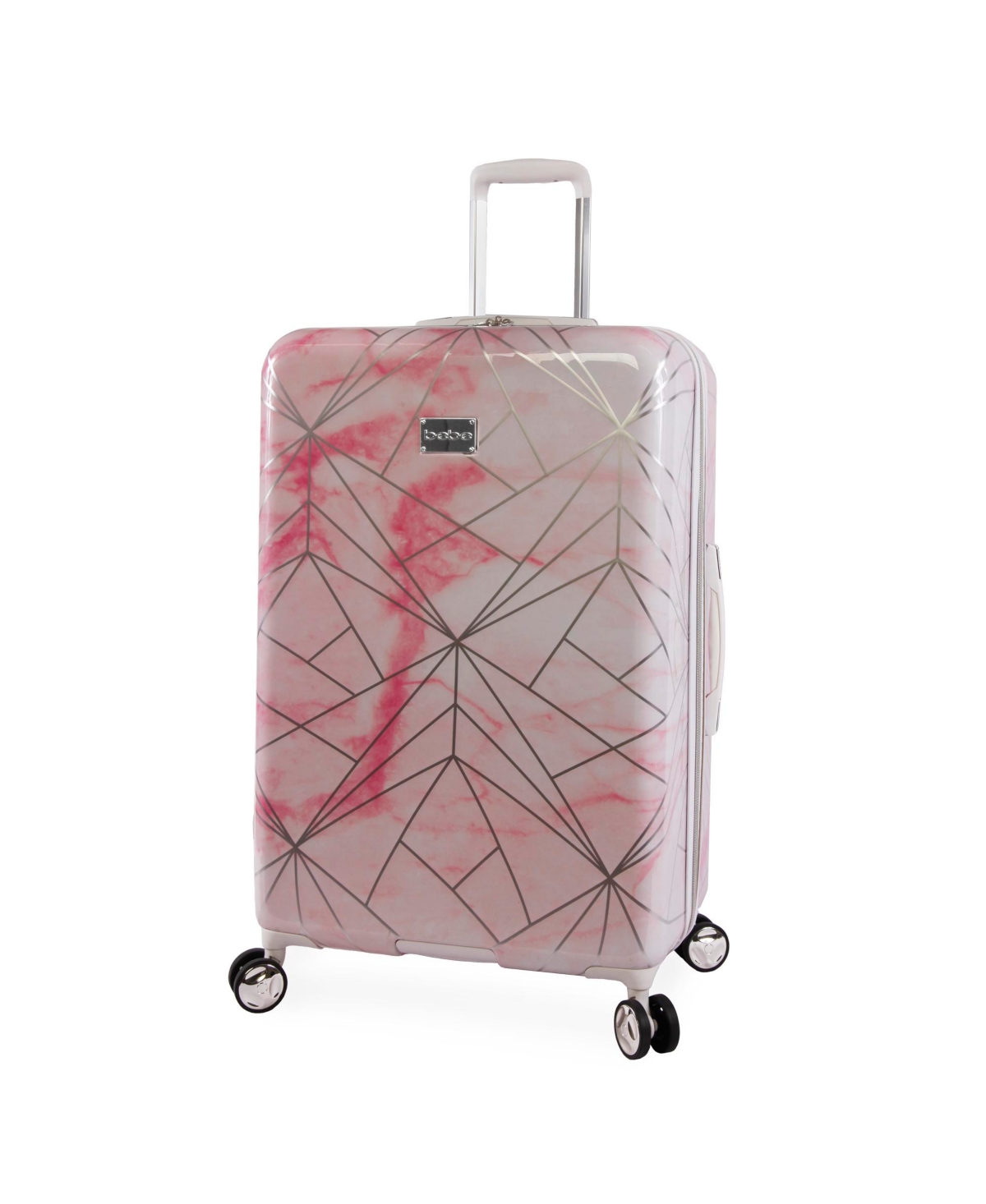 Alana Spinner Suitcase, 29" - Pink Marble