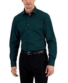 Men's Slim Fit Houndstooth Dress Shirt, Created for Macy's 