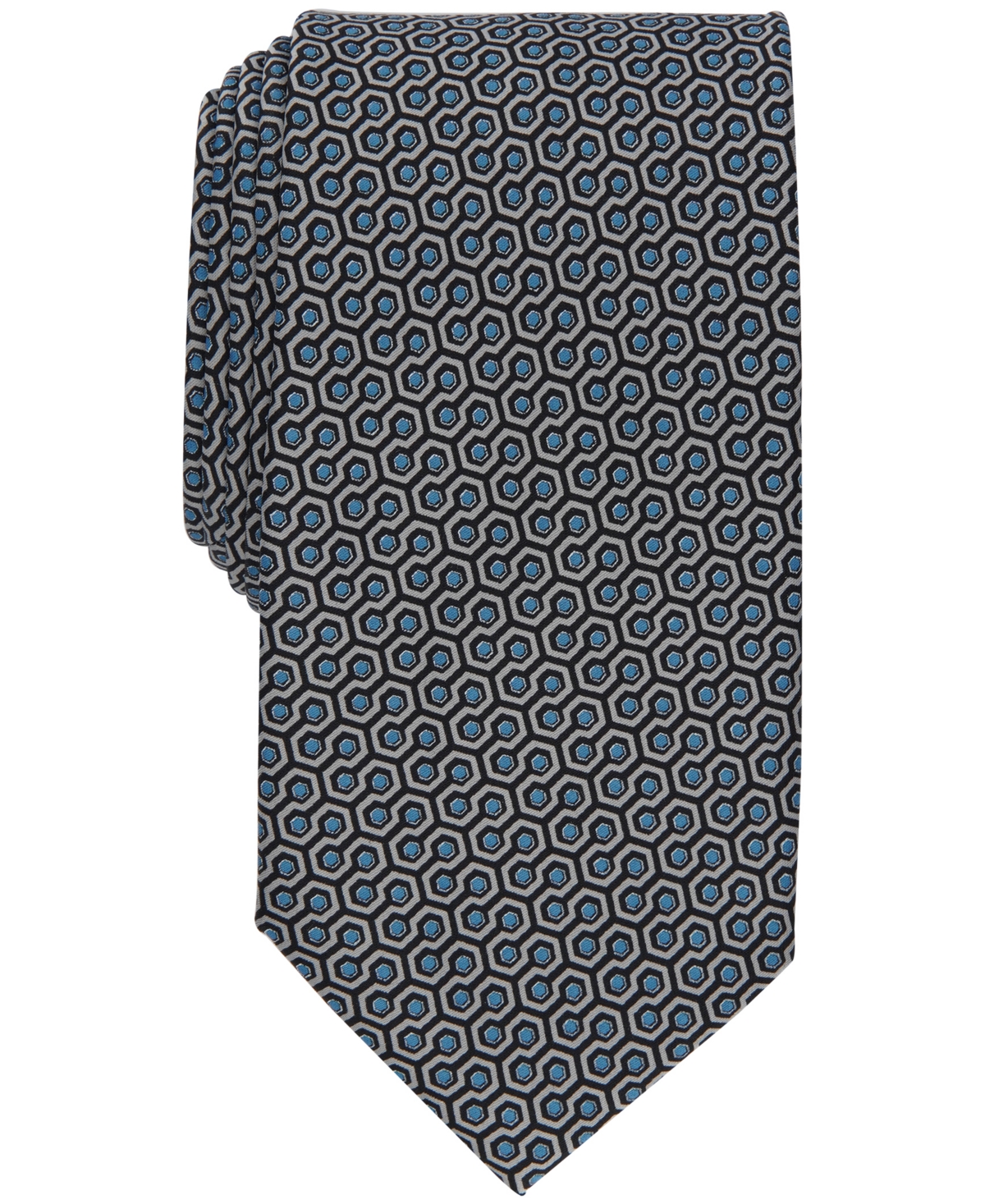 Perry Ellis Men's Bakker Geo-print Tie In Black