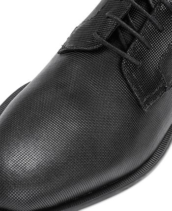 textured derby formal shoes