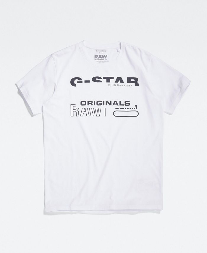 GStar Raw Men's Originals Crewneck Tshirt Macy's
