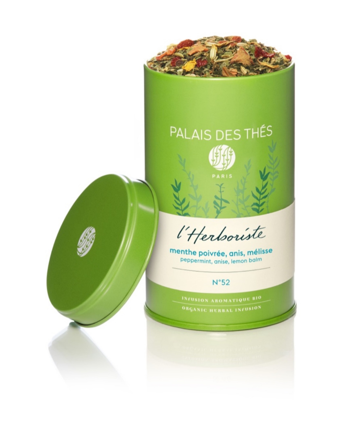 Palais Des Thes Anise Peppermint Lemon Balm Herbal Tea Loose Leaf Tin, 3.5 oz In No Color