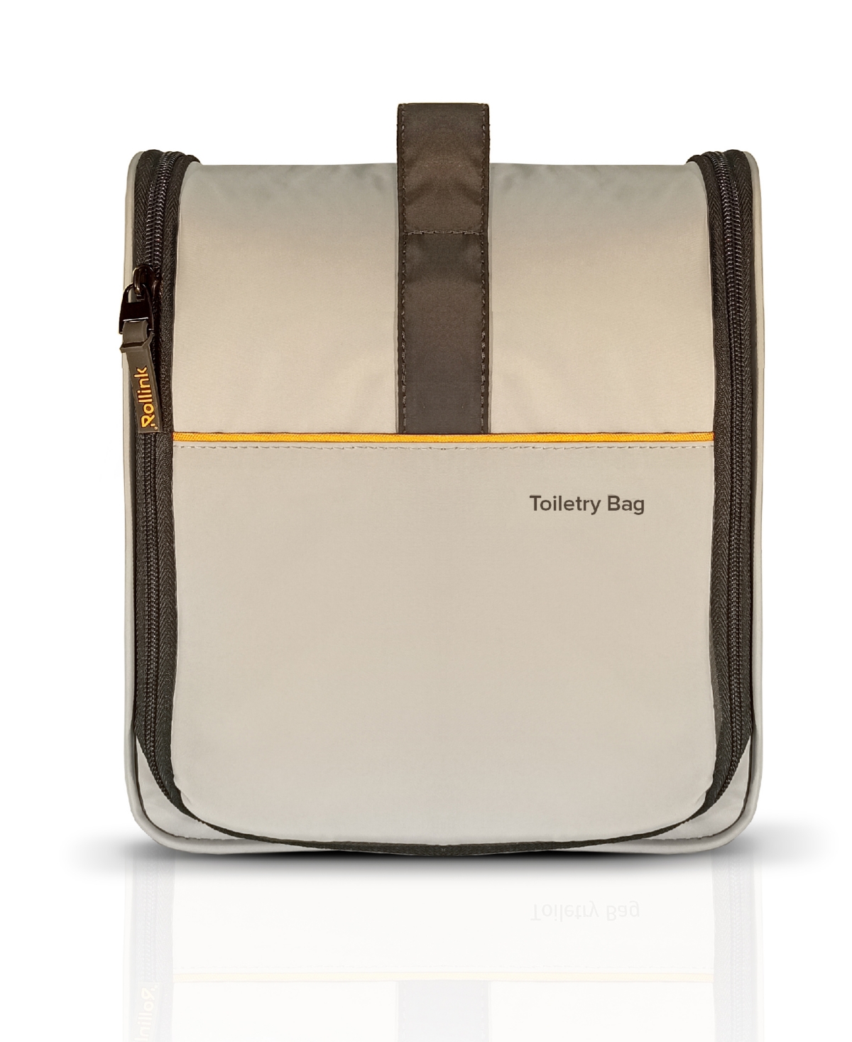 Hanging Premium Toiletry Bag - Silver-Tone Gray
