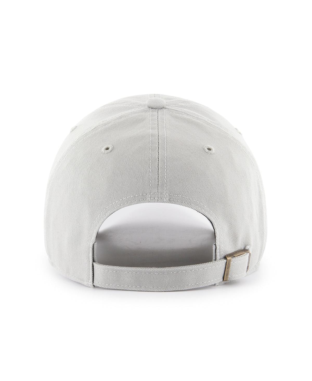 47 Brand Men's ' Gray Washington Commanders Script Clean Up Adjustable Hat In Gray