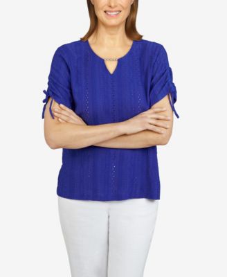 Alfred Dunner Plus Size Classics Eyelet 