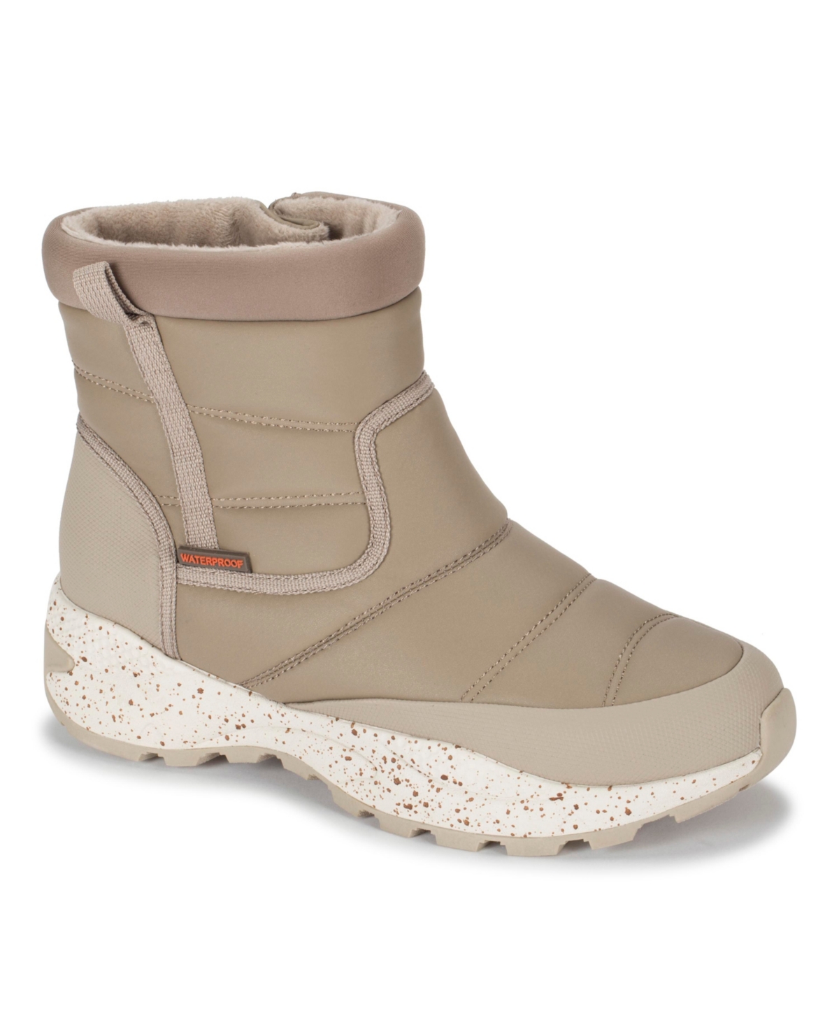 Baretraps Darra Womens Faux Fur Cold Weather Winter & Snow Boots In Taupe Speckled